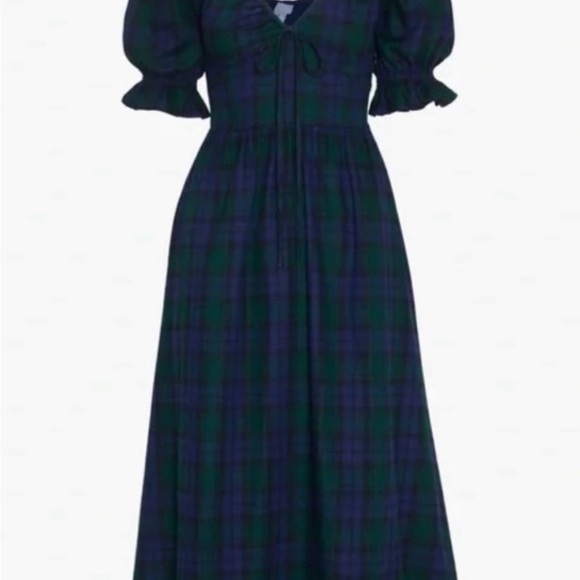 Hill House Dresses & Skirts - Women’s Green and Navy Plaid Maxi Dress